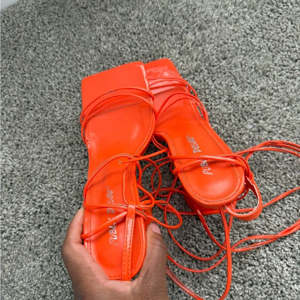 Public Desire Orange heels